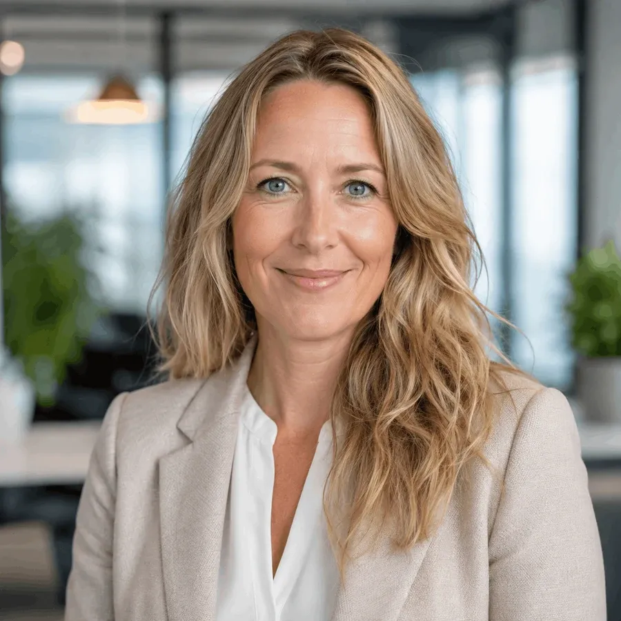 Portræt af Caroline, AgentFlows specialist i hr og onboarding