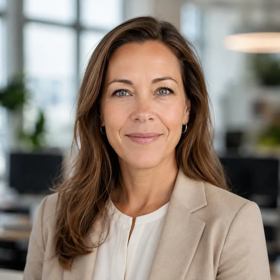 Portræt af Clara, AgentFlows specialist i indkøb og leverandører